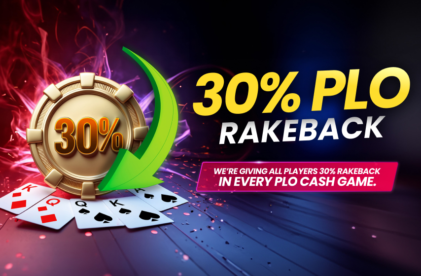 30% PLO Rakeback